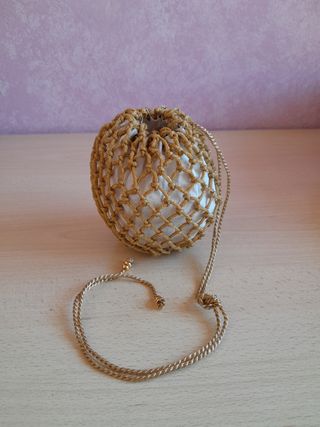 Sacchetto portaoggetti in rete misure:L.13 H.15