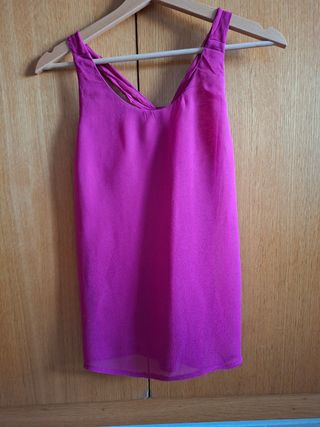 Blusa Massimo Dutti XS buganvilla