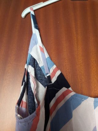 Vestito estivo a righe multicolor