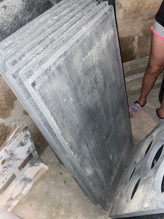 Placas pizarra natural - 7 uds