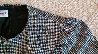 VESTIDO VINTAGE ESTAMPADO GRIS JANINA SCHRECK