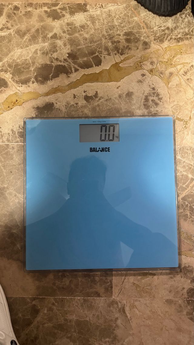 Báscula digital Balance azul