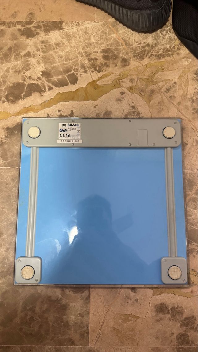 Báscula digital Balance azul