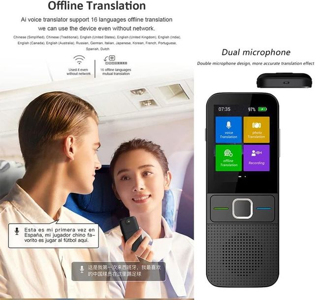 Carpower Dispositivo traductor de 137 idiomas