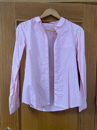 3 Camisas Mujer: Azul, Rosa, Roja