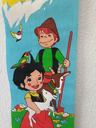 Banderín Heidi vintage