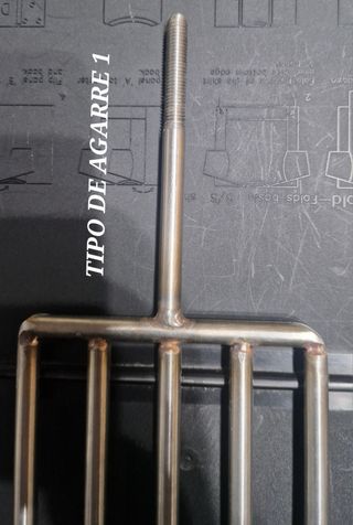 Parrilla acero inoxidable