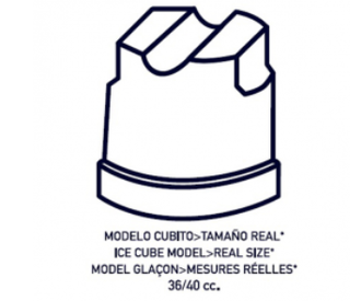 Máquina hielo ITV Pulsar 45kg