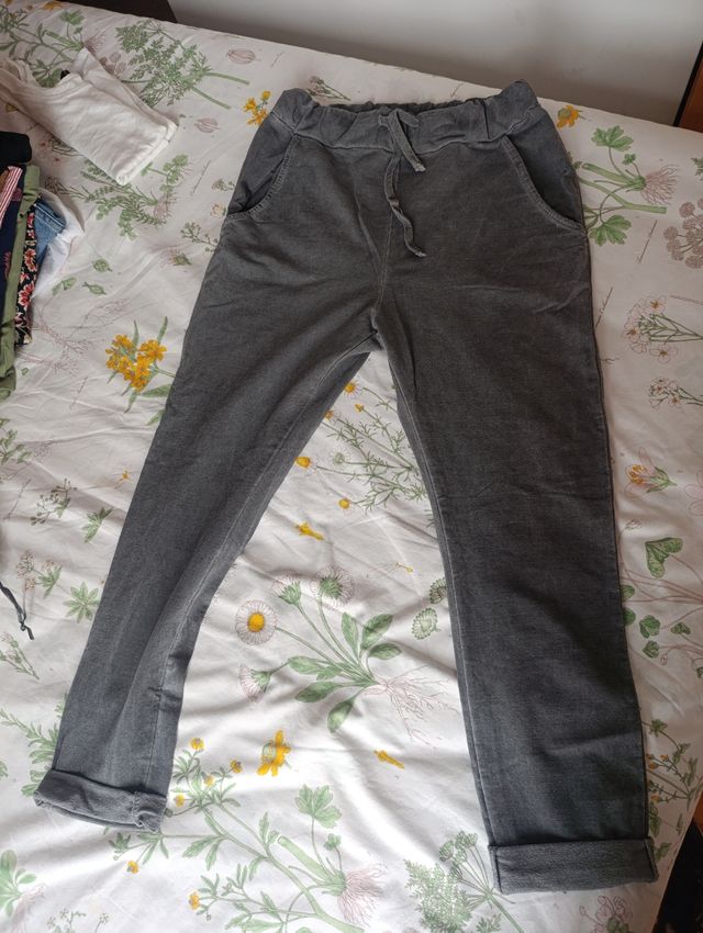 Pantalón Jogger Gris algodón