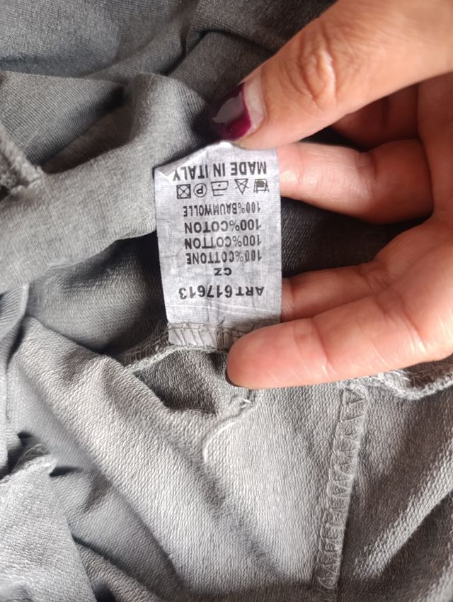 Pantalón Jogger Gris algodón