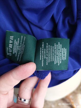 Vestido Ralph Lauren deep purple