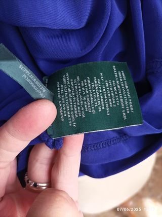 Vestido Ralph Lauren deep purple