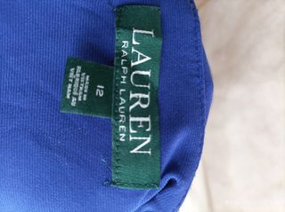 Vestido Ralph Lauren deep purple