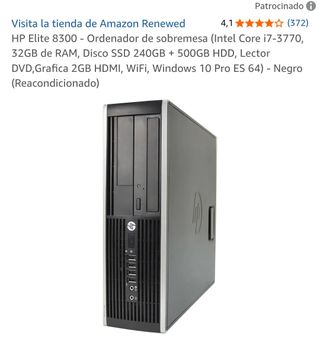 HP Elite 8300 - i7-3770, 32GB RAM