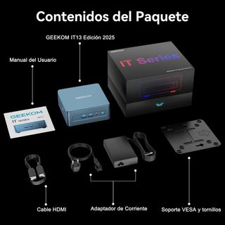 Mini PC GEEKOM IT13 Azul