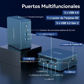 Mini PC GEEKOM IT13 Azul