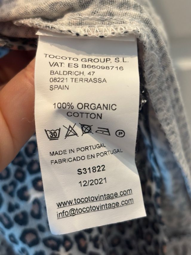 Vestido niña animal print Tocotó