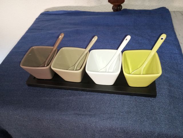 Juego 4 cuencos salsas | Cerámica