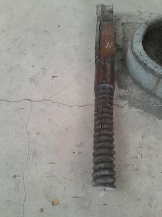 Prensa de vino: tornillo madera