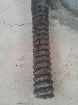 Prensa de vino: tornillo madera