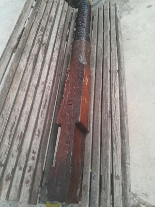 Prensa de vino: tornillo madera