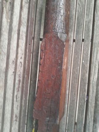 Prensa de vino: tornillo madera