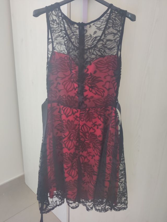 Vestito Piazza Italia rosso e nero