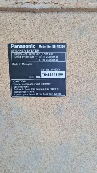 Altavoces Panasonic - 2 unidades