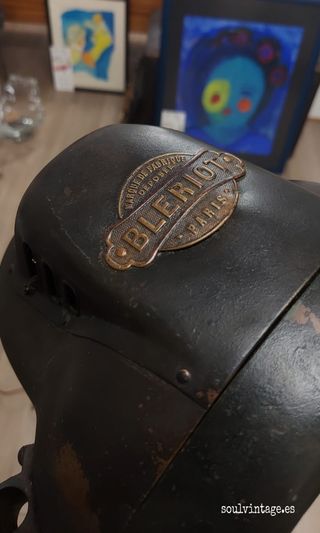 Lámpara trípode vintage Bleriot