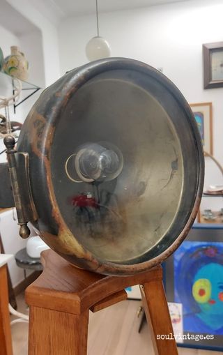 Lámpara trípode vintage Bleriot