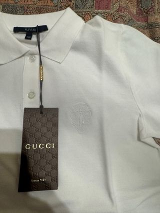 Polo Gucci blanco XS, nuevo con etiqueta 