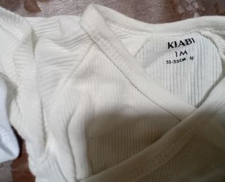 3 Body neonato KIABI 1M