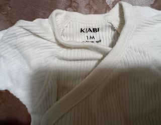 3 Body neonato KIABI 1M