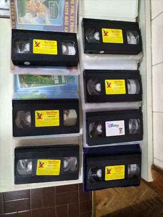 VHS Disney-Los Clasicos: 7 Películas Infantiles