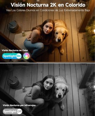 Cámara seguridad 2K HD