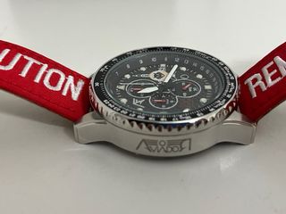 Reloj Aviador Cronógrafo Rojo Edicion Limitada