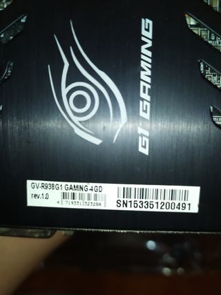 Tarjeta Grafica Gigabyte R9-380-4G 256 Bits Gaming