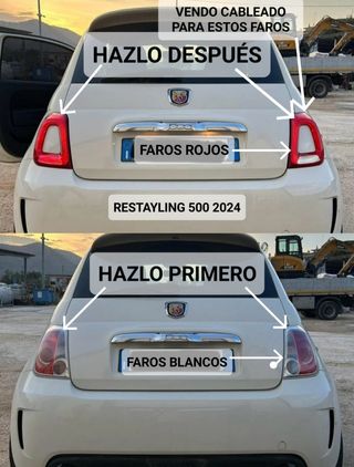 Cablaggio fiat 500 fari posteriori 2025