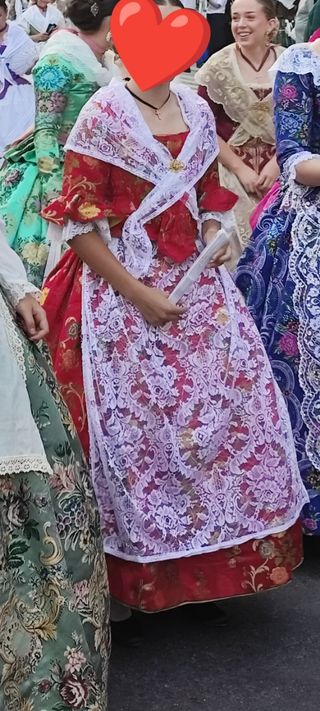 Traje alicantina niña 10-12 años