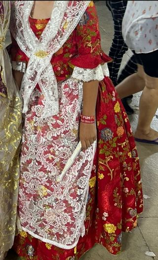 Traje alicantina niña 10-12 años