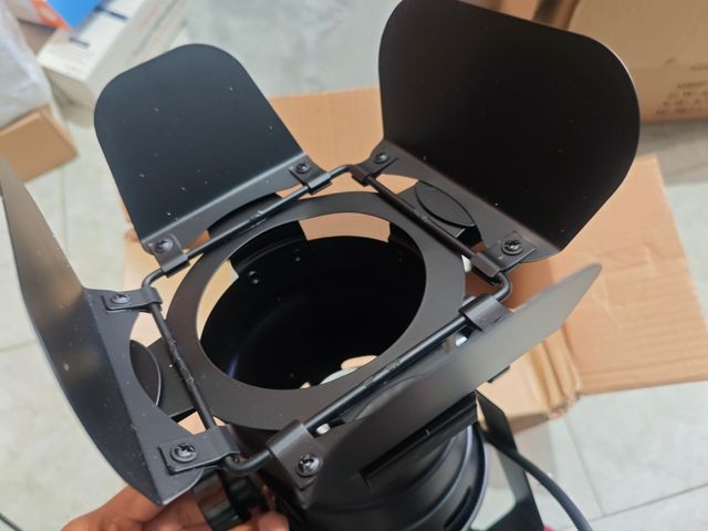 Faretto metallo nero - Lampada