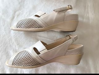 Sandalias beige mujer t38