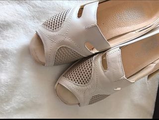 Sandalias beige mujer t38