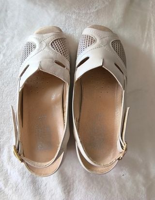 Sandalias beige mujer t38