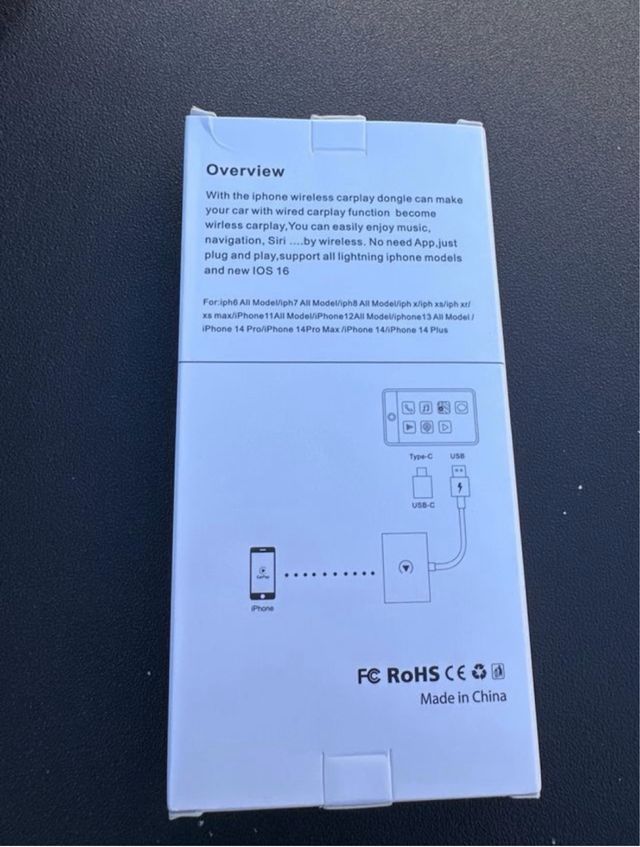 Adaptador inalámbrico CarPlay