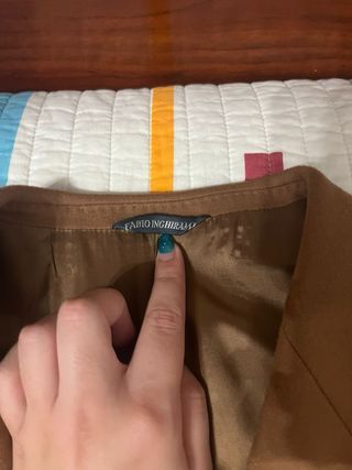 Americana marrón Fabio Inghirami