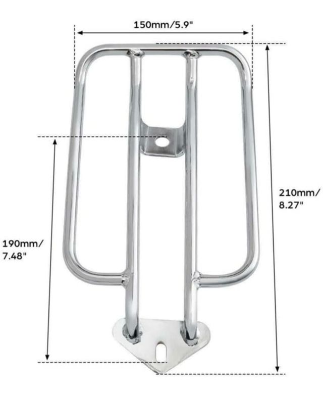 Parrilla portaequipajes Harley Sportster 883 1200