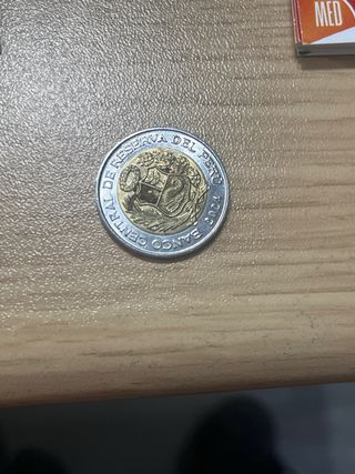 2 Monedas peruanas 1 Sol