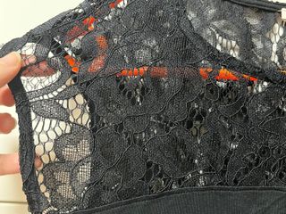 Camiseta negra encaje