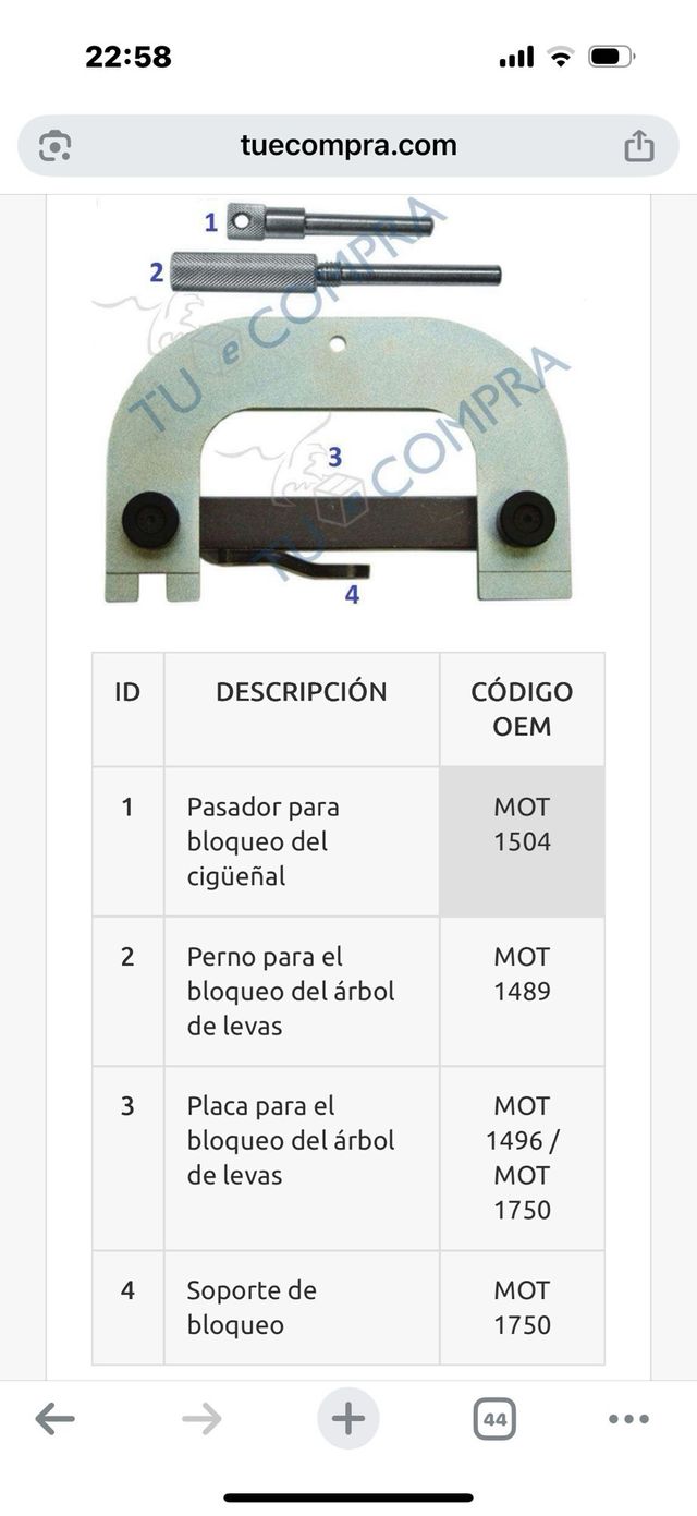 Util. distribuzione Renault - Strumento